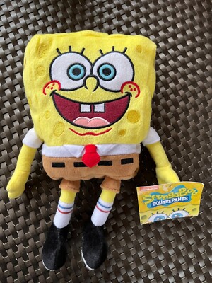 Rare NWT SPONGEBOB Squarepants Sponge Bob Plush Doll Viacom Colorbok 9''