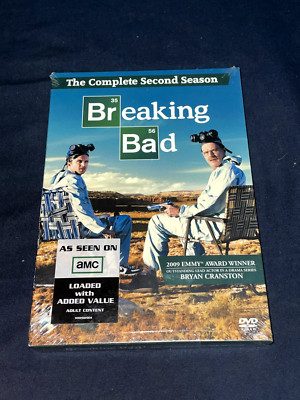 Breaking Bad: The Complete Second Season DVD 2010 4 Disc Set New Sealed