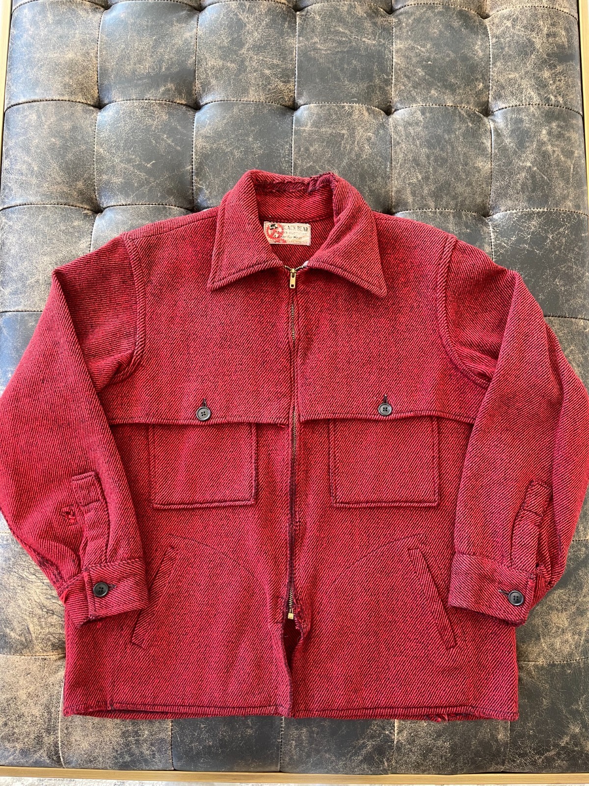 50's BLACK BEAR MACKINAW jacket シャドーチェック 【公式通販】