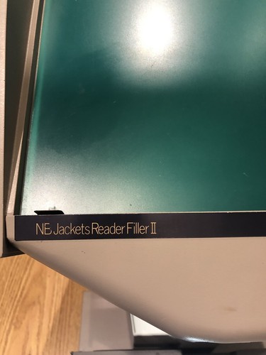 NB Jackets Reader Filler 2 - Model 162 - Microfiche Microfilm Viewer - Works!