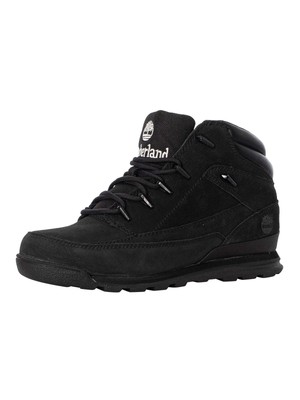 Мужские ботинки Timberland Euro Rock Mid на шнуровке, черные