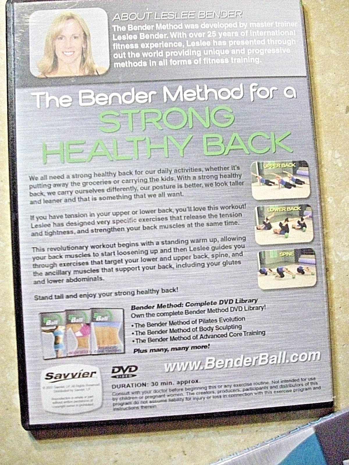 Bender Ball Method: Strong Healthy Back; Selective Core Training; Core Trainer