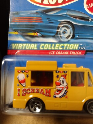 2000 HOT WHEELS VIRTUAL COLLECTION I SCREAM ICE CREAM TRUCK Yellow