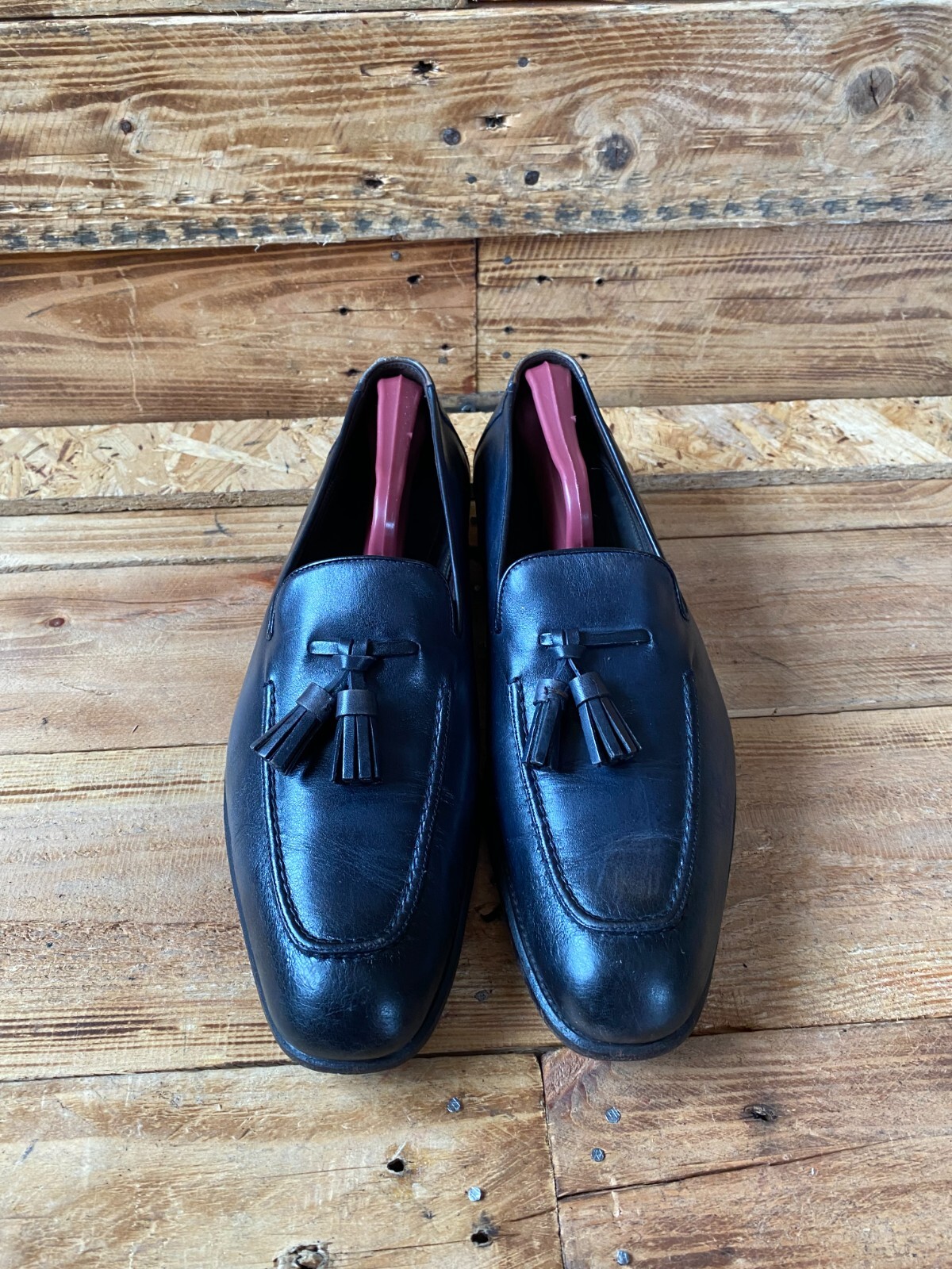 Tomford tassel blue leather loafers uk sz 7TTT, slip on | eBay