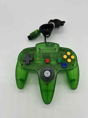 Official OEM Nintendo N64 Jungle Green Controller - NUS-005 - Loose Stick Tested