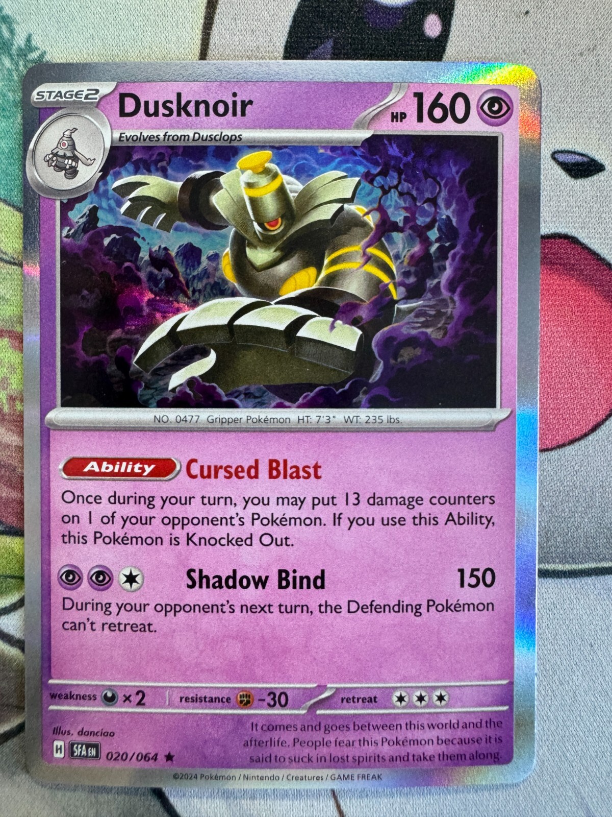 dusknoir Holo English Pokemon TCG BKAY937 | eBay