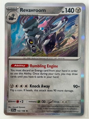 Revavroom 142/198 SV01: Scarlet & Violet Base Set Rare Holo NM Pokemon Card