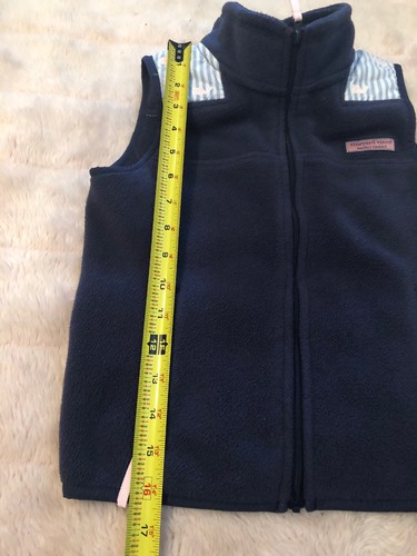 VINEYARD VINES Martha´s Vineyard  Sherpha Fleece full zip Vest  Size XS 5-6