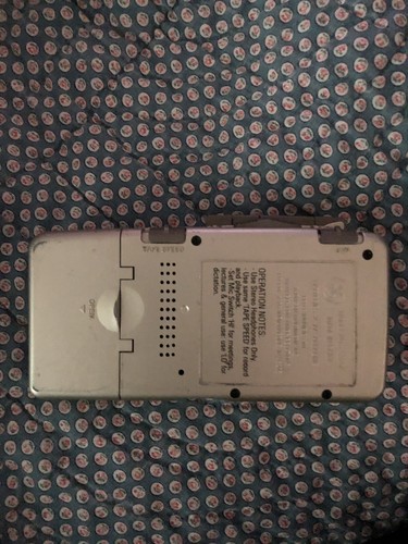 GE Micro Cassette Tape Auto Voice Recorder AVR Fast Playback 3-5375A Vintage