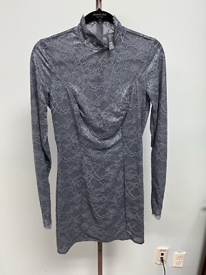 Gray long sleeve dress size XL great condition