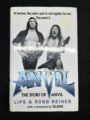 Anvil |The Story Of Anvil| Lips Robb Reiner |Music Biography Hardcover