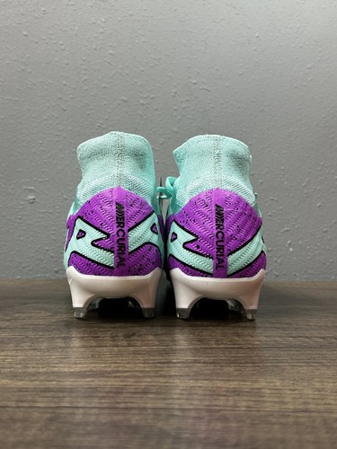 Pre-owned Nike Zoom Mercurial Superfly 9 Elite Fg Hyper Turquoise Dj4977-300 Mens 4.5-12 In Green