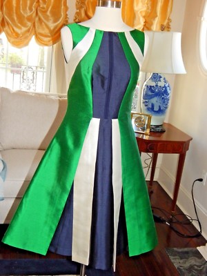 NWT / MICHAEL KORS $1995 dress made in Italy wool /silk PRIVATE OWNER /size 4