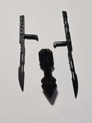3d Printed SNAKE EYES ARM BLADE SET 1:12 6'' GI Joe Classified/Marvel Legends