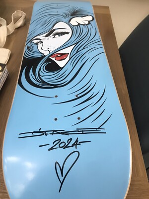 D*Face Signed Skate Deck  Turncoat  S.Printed Skateboard Stained /300