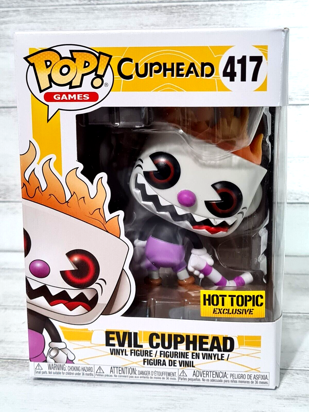 Funko pop スコーピオン スカルヘッド　ホットトピック限定 SCORPION FLAMING SKULL Mortal Kombat Pop Games Vinyl Figure