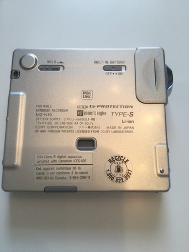 SONY MZ N10 minidisc