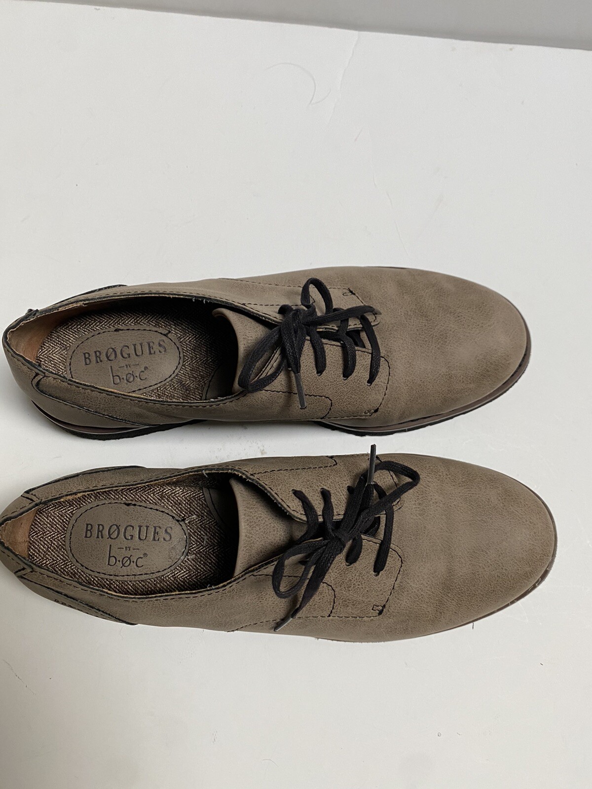 Brogues by BOC Oxford Lace Up Gray 