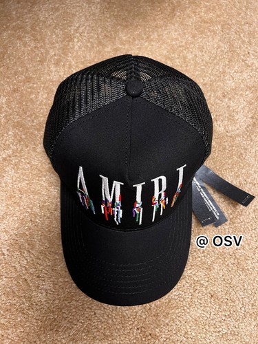 Amiri Paint Drip Logo Trucker Hat