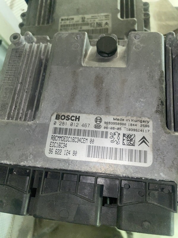 Calculateur DÃCodÃ Peugeot 207 1.6hdi 0281012467 9662212480 Bosch Edc16c34