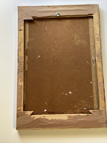 Mid Century Abstract Painting Cubism Modernism Expressionism Omar 1960’s Signed