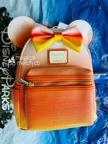 ☆Disney限定Loungefly光るミッキーCandy CornミニBackpack☆ ☆Disney限定Loungefly光るミッキーCandy CornミニBackpack☆