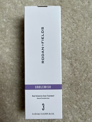 Roden & Fields UNBLEMISH Dual Intensive Acne 3 Step Treatment 11/2026
