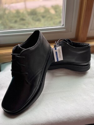 Drew Shoes Keith 40672 Black Orthopedic Leather Chukka Boots Men's Sz 13 6E Wide