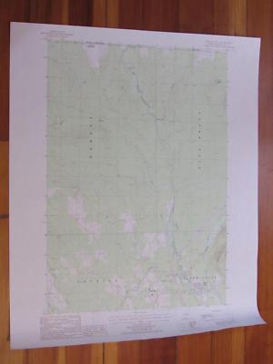 Island Falls Maine 1986 Original Vintage USGS Topo Map