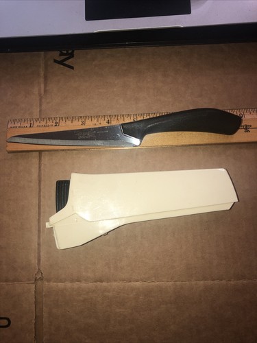 Vintage Wilkinson Sword 8-3/4” Kitchen Knife Set Self Sharpening Case 5” Blade !