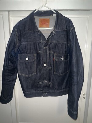 levis lvc type 3 big e denim trucker jacket 70505 size m 196046504150