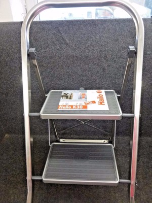 NEW!! HAILO HOUSEHOLD 2 STEP, STEP LADDER, 330 LB, K30 