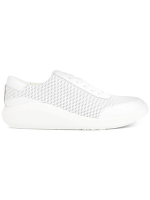 

KENNETH COLE Женские белые кожаные спортивные кроссовки на танкетке с круглым носком Mello 7,5, Белый, KLS0083F8