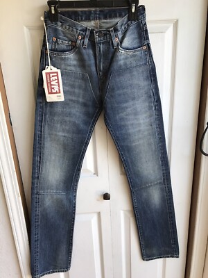 NWT $278 Levis Vintage Clothing 1967 LVC 505 Double Knee Selvedge Jeans 28 X 34