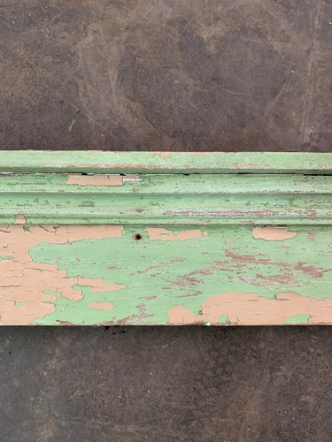 Vintage Primitive Wooden Decorative Architectural Salvage House Mantle #1