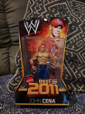 WWE John Cena Best of 2011 Mattel Wrestling Action Figure Box Not Mint