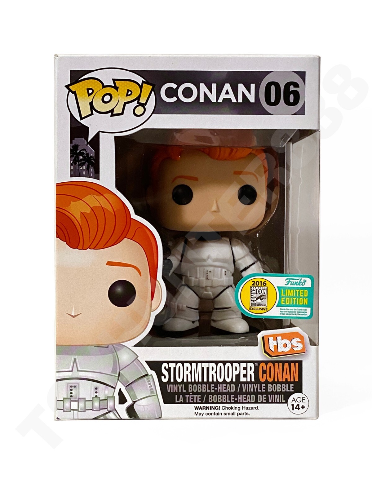 Funko Pop! 6 Stormtrooper Conan 2016 SDCC Exclusive Vaulted