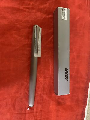 LAMY Studio Fountain Pen, Brushed Stainless Steel, Extra-Fine  (L65EF)