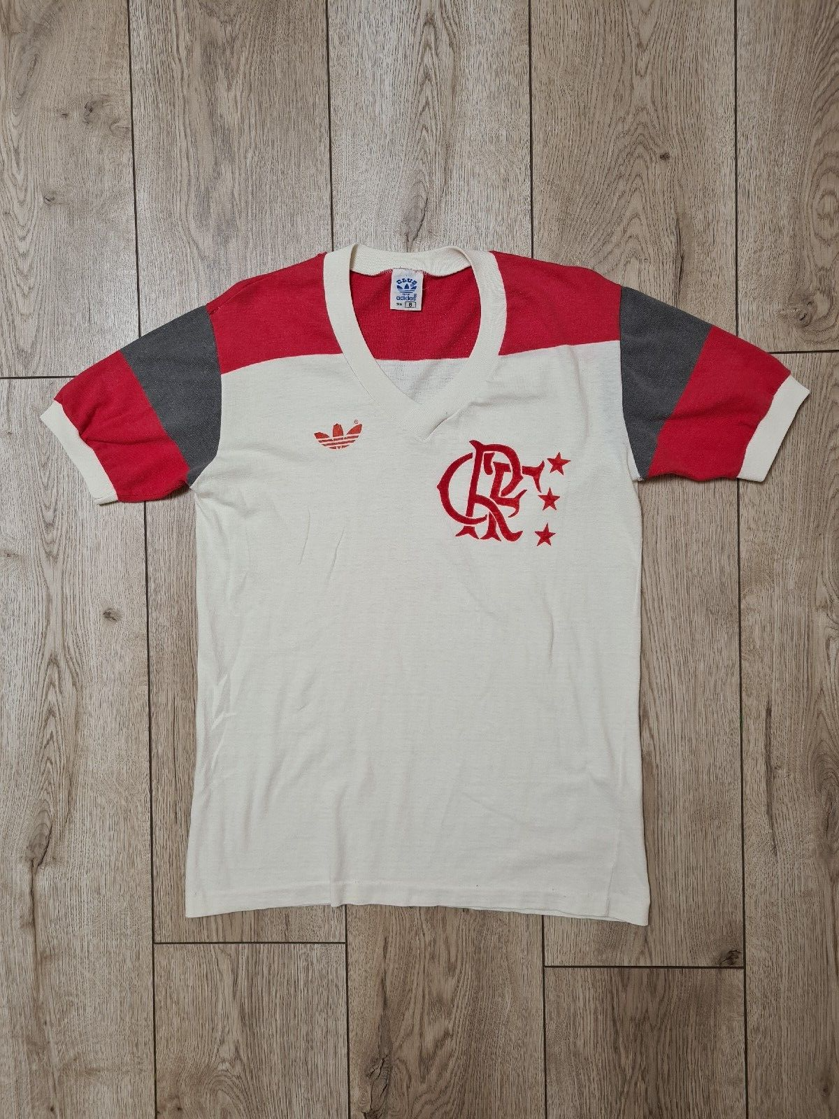 80s 90s adidas ブラジル FLAMENGO ユニフォーム Vintage Flamengo Shirt Mens Medium Zico #10 Adidas Brazil