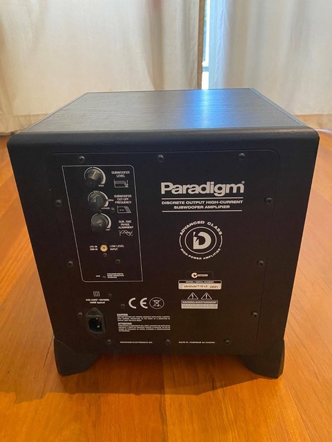 paradigm ultracube 10 subwoofer