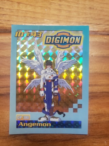 mon ange　R Bandai 1999 Digimon Trading Card ID #43 Angemon Exclusive