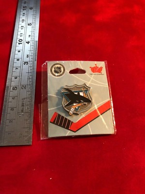 One NEW San Jose Sharks Lapel Pin -  Shield / Logo - NHL 