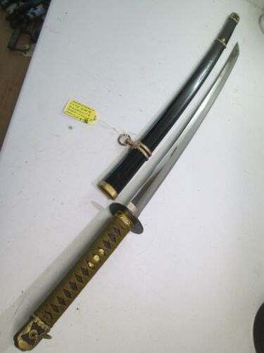 LATE WWII JAPANESE NAVY OFFICERS SWORD WITH SCABBARD ANCOR MINTY PUBLISHED #E15