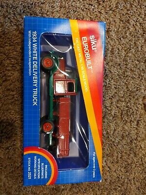 Siku Eurobuilt 1934 White Delivery Truck Excellent USED IN BOX Free Shipping