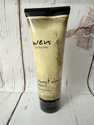 Wen by Chaz Dean SWEET ALMOND MINT Styling Creme Large 4 oz NEW Sealed!