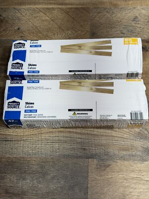 Project Source 12'' Shims #3728265 42ct ea. lot of 2 pkgs. / 84 pieces