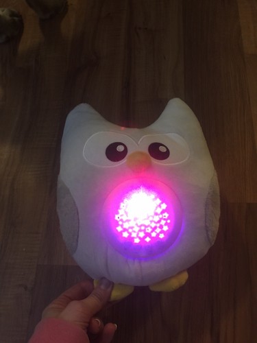 Bubzi Co Soothing Sleep Owl White Noise Sound Machine Sleep Aid Night Light