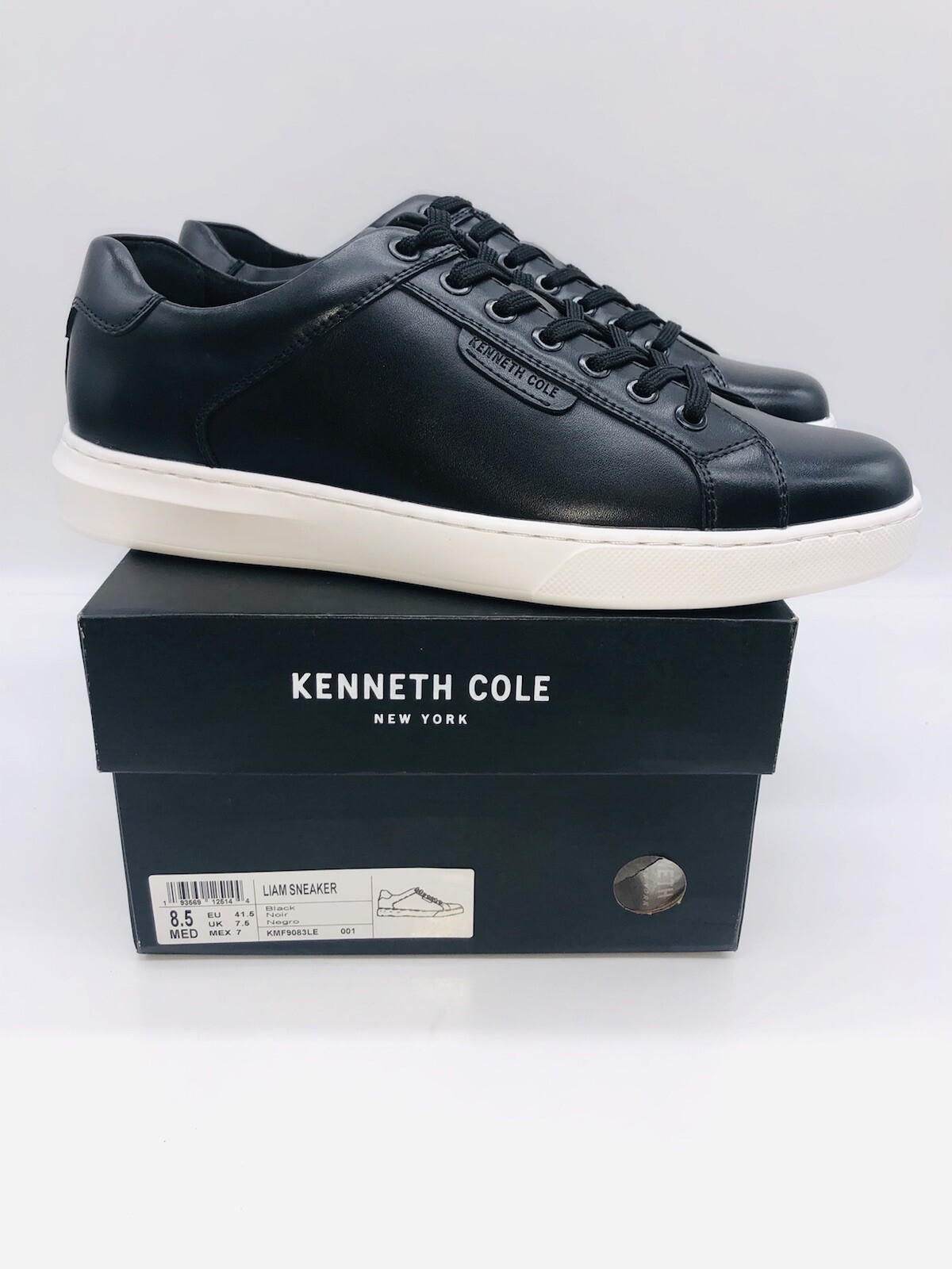 Men's Liam Sneaker Black Leather US 8.5 