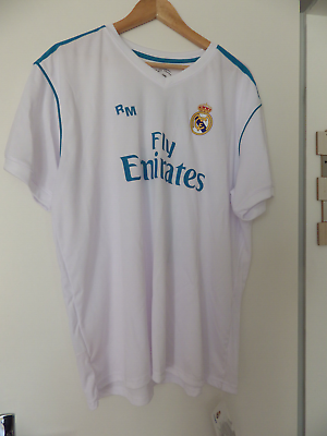 MAILLOT DE FOOT REPLICA REAL RONALDO XXL DE 2017 MAILLOT A DOMICILE eBay