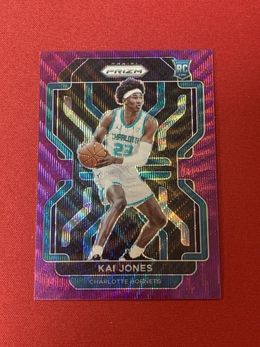 ワイルドキャッツ 2021-22 Panini Prizm - Purple Wave Prizm #323 Kai Jones (RC